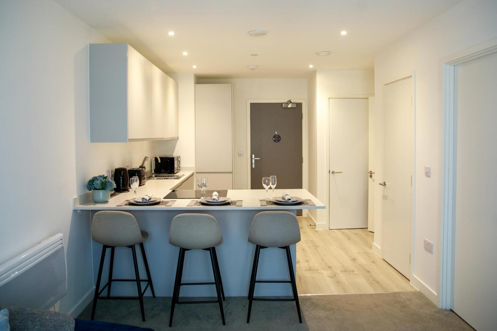 Trafford Suite Modern 1 Bed With Cinema Room Manchester Esterno foto