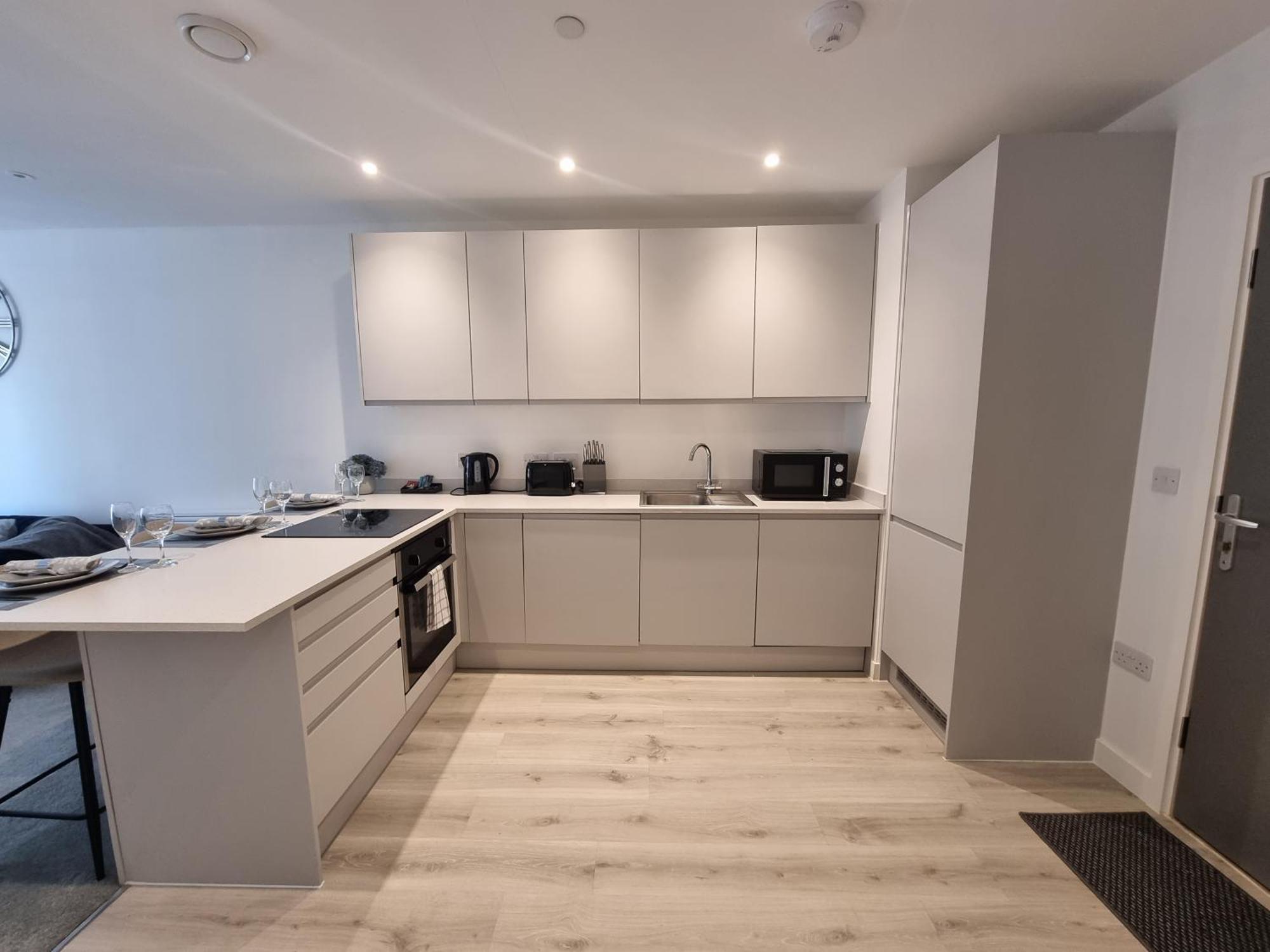 Trafford Suite Modern 1 Bed With Cinema Room Manchester Esterno foto